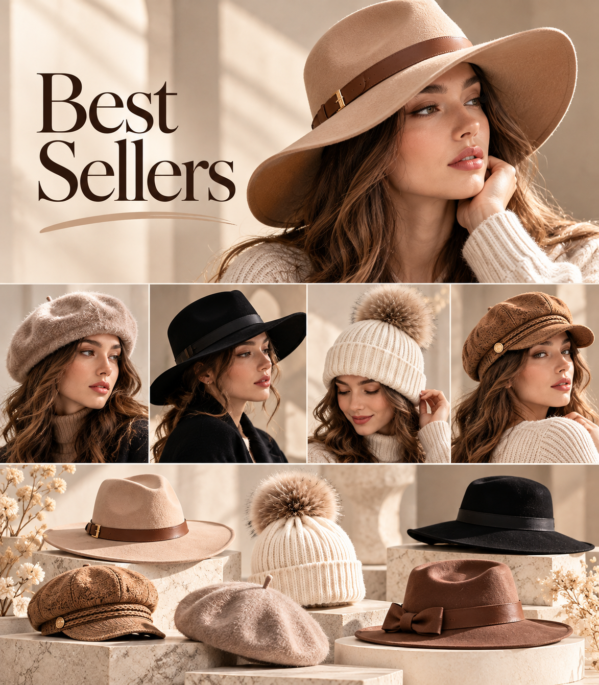 Best-Selling Women’s Hats & Caps | Clouvelle