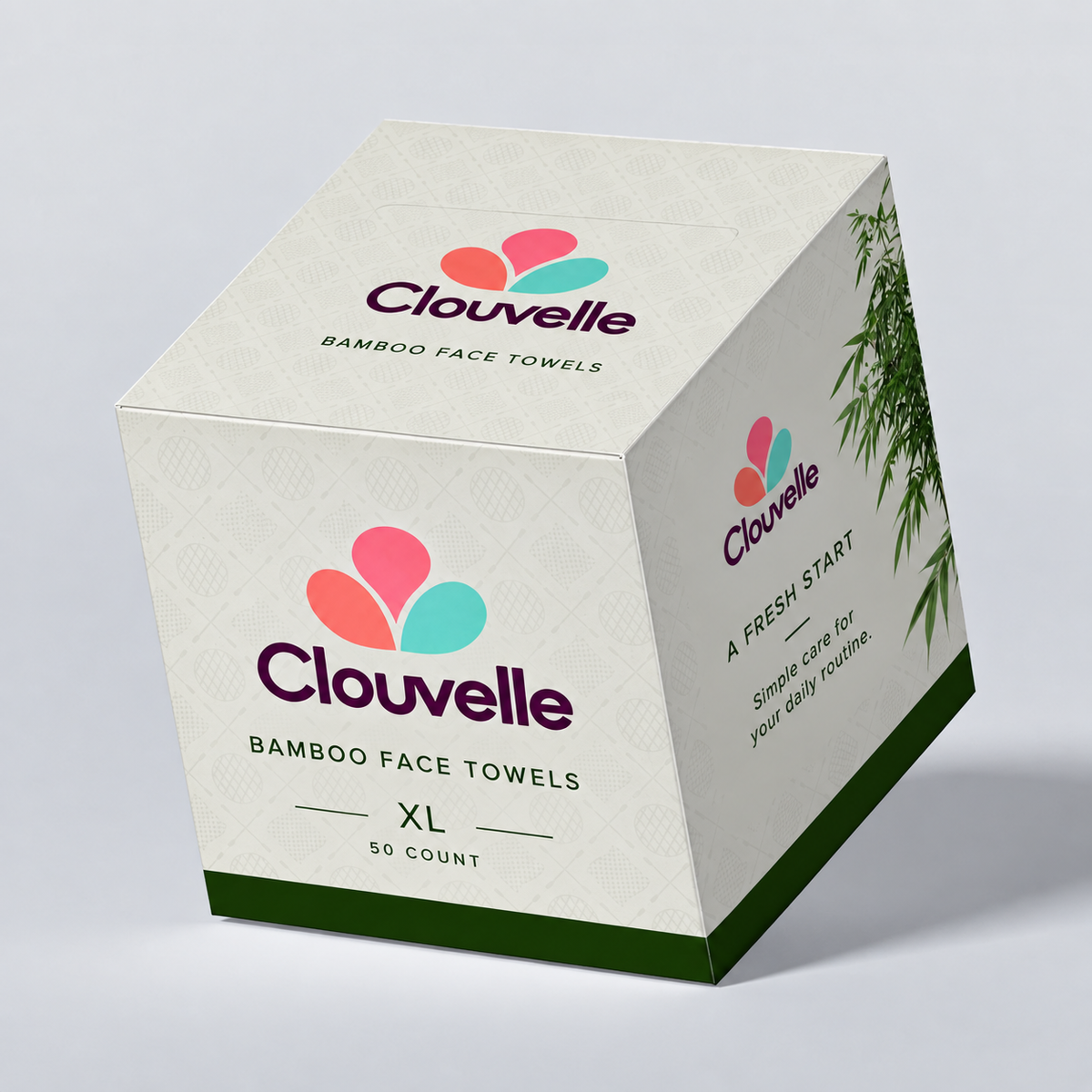 Disposable Bamboo Fiber Face Towels – Ultra-Thick Single-Use Cleansing Cloths